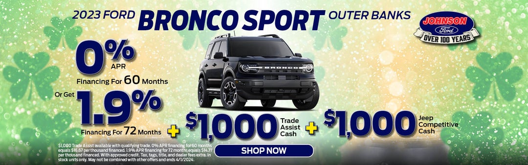 New 2023 Ford Bronco Sport Outer Banks